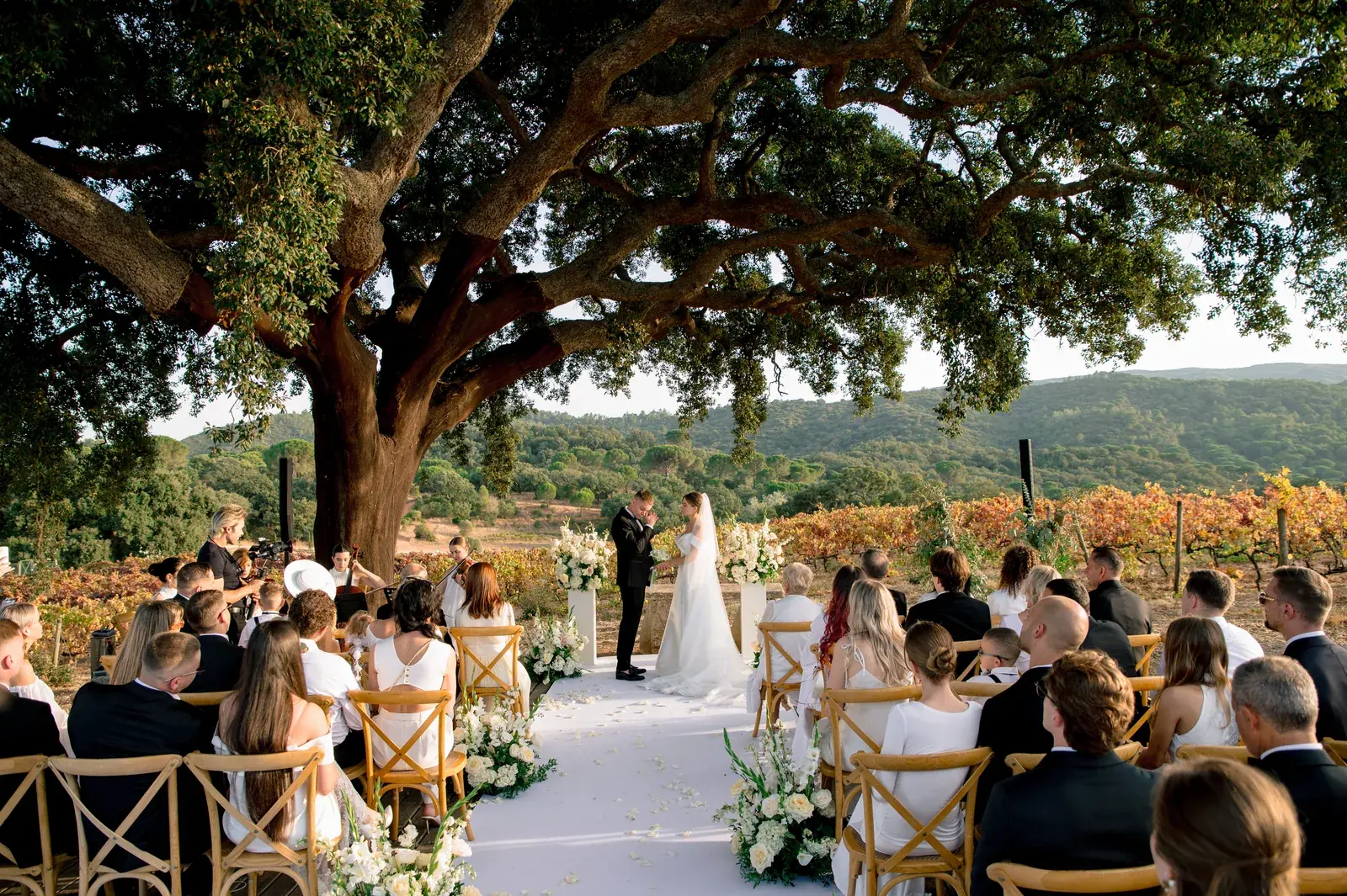 Vineyard ceremony in Portugal