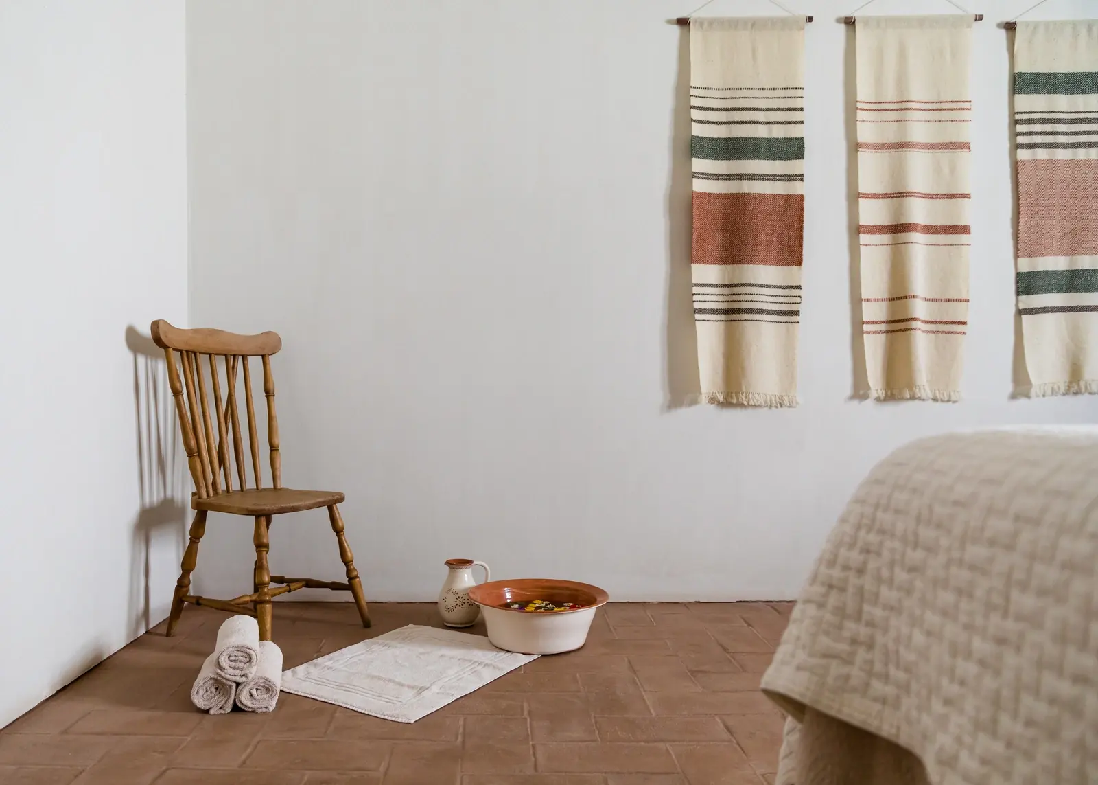 Susanne Kaufmann spa treatment room at São Lourenço do Barrocal, Alentejo