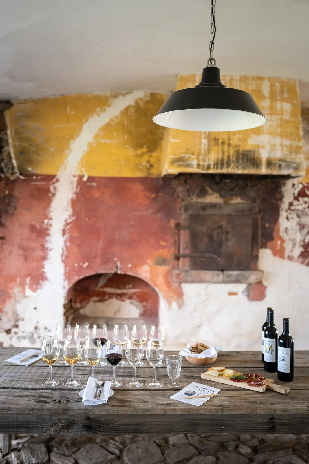 Wine cellar vertical tasting at São Lourenço do Barrocal, Alentejo