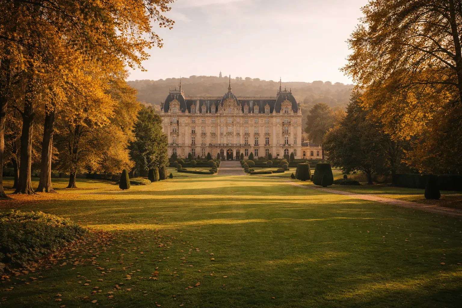 Vidago Palace — Belle Époque hotel set within autumn parkland