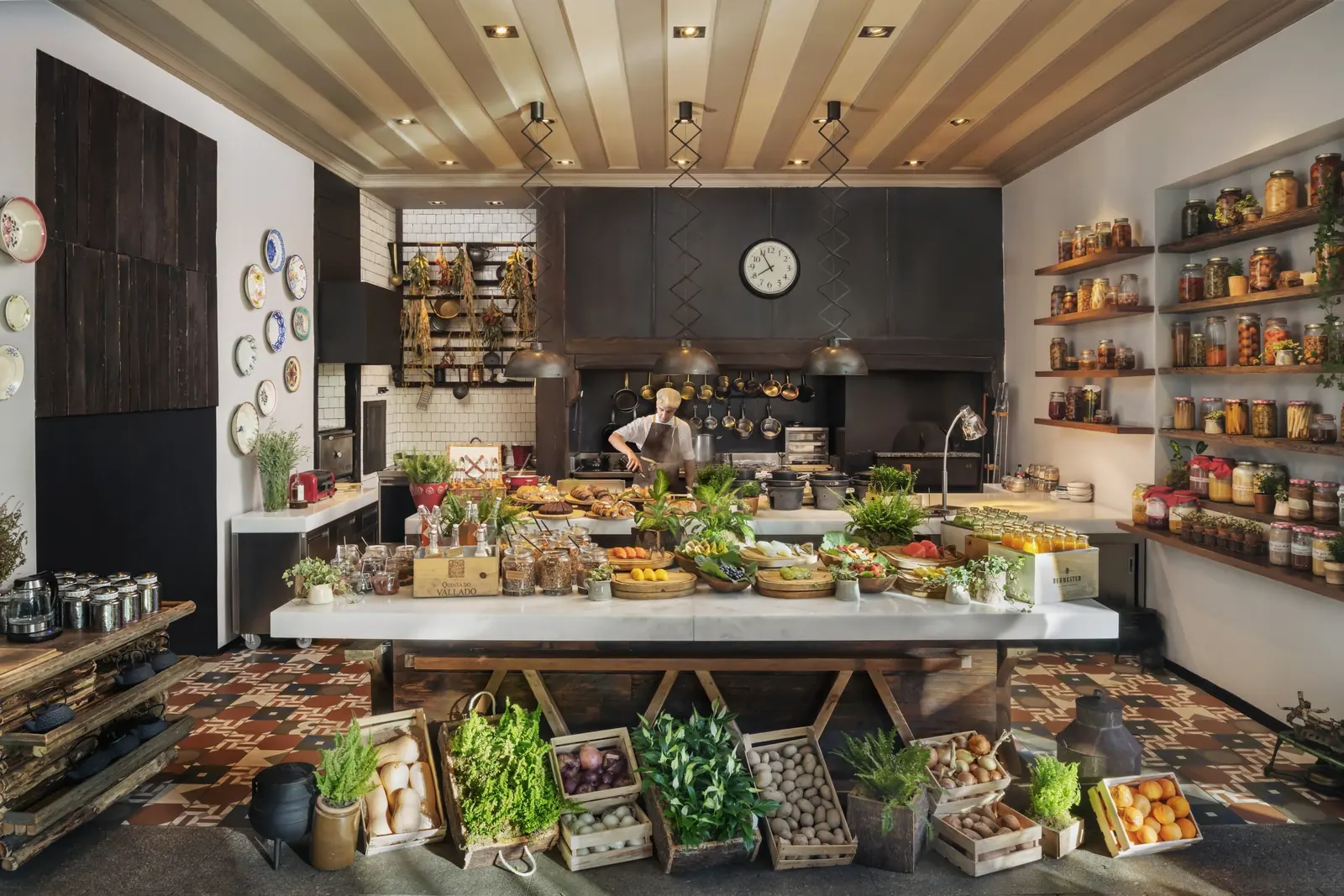 Open Kitchen dining at Six Senses Douro Valley, UNESCO Douro