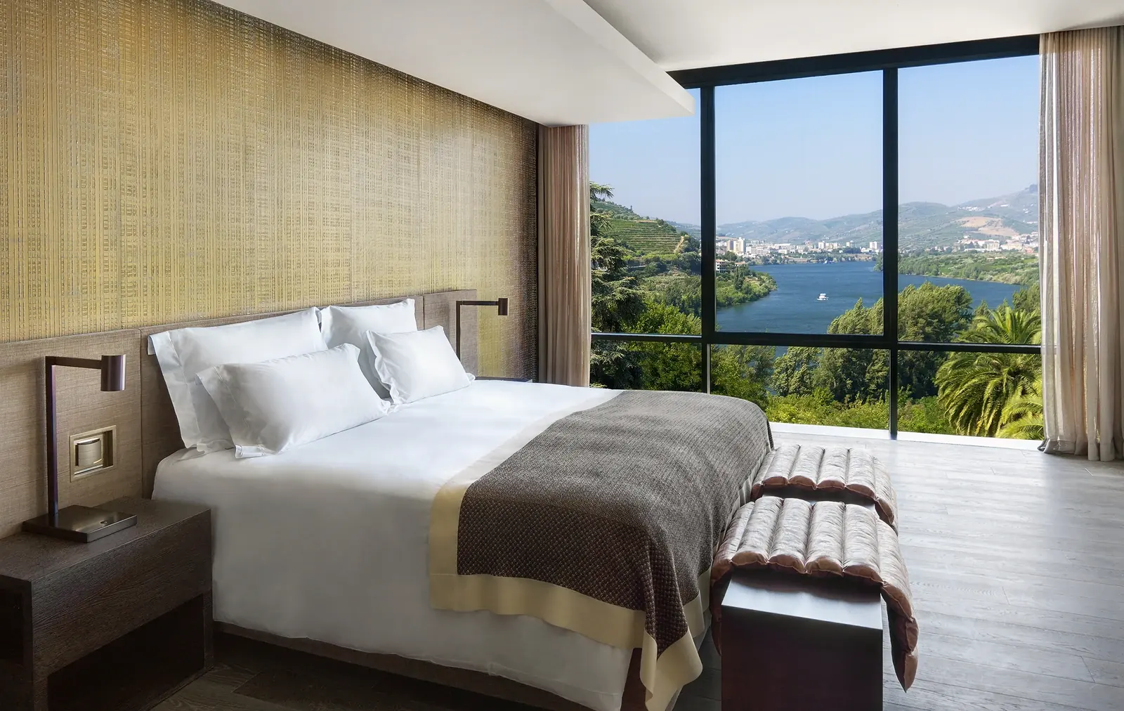 Six Senses Douro Valley, a restored 19th-century quinta on terraced schist hillsides above the river in the UNESCO-listed Alto Douro Wine Region