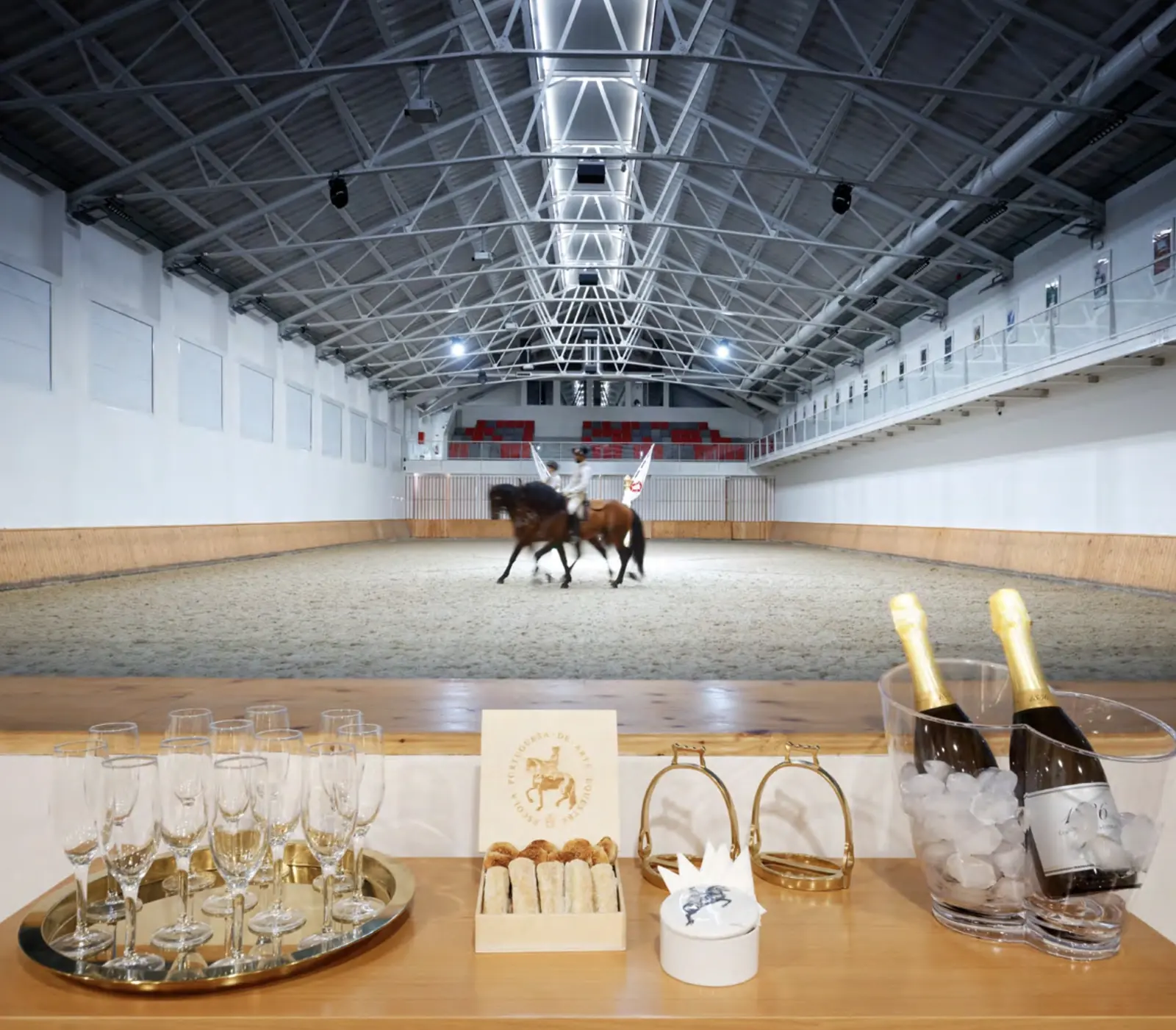 Picadeiro Henrique Calado da Escola Portuguesa de Arte Equestre, em Sintra