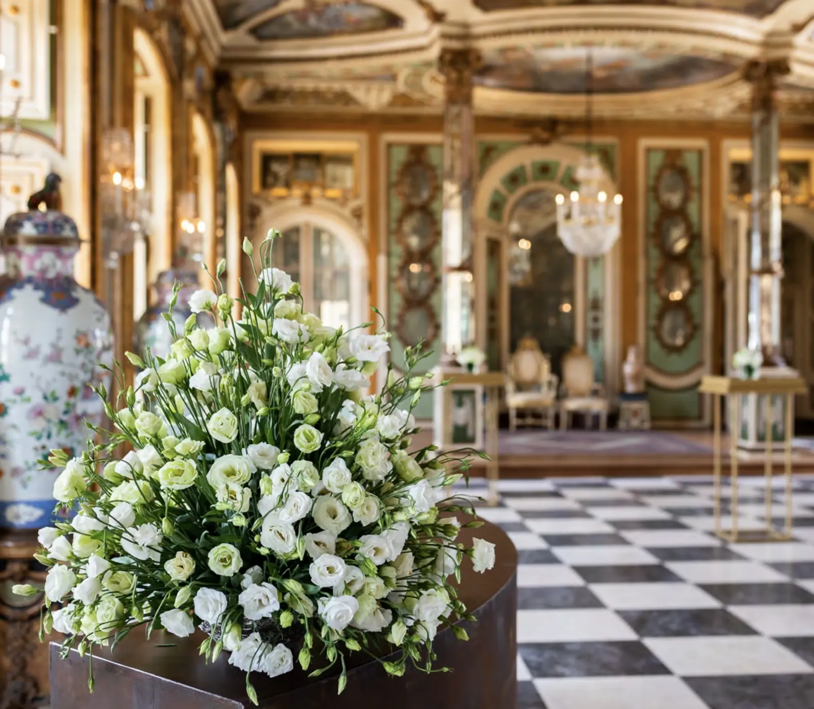 Sala da Música do Palácio Nacional de Queluz, um espaço de cerimónia intimista em Sintra