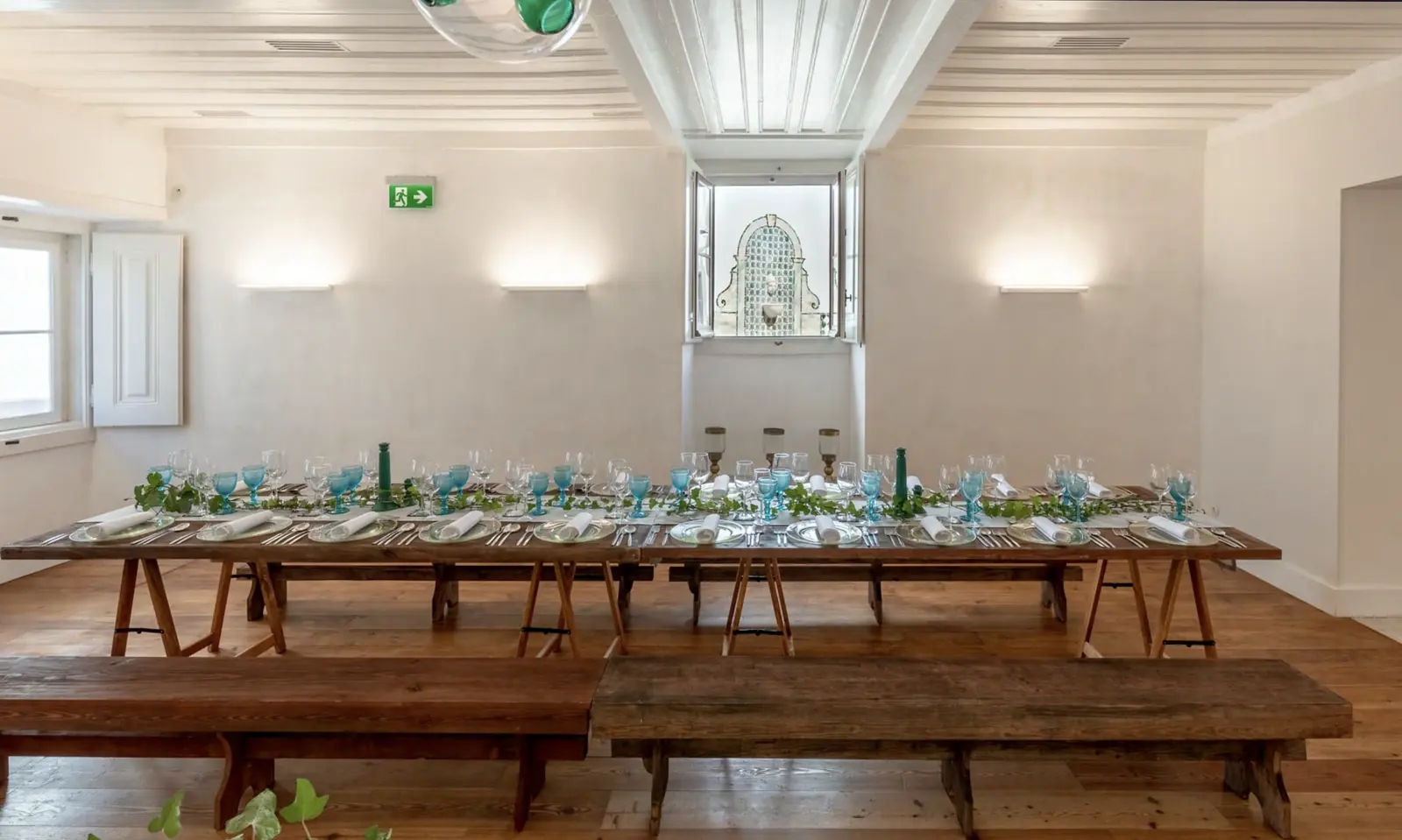Casa do Leão no Palácio Nacional de Sintra, uma sala de jantar privada e intimista